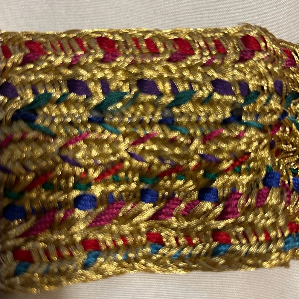 Ellen Tracy Linda Allard fringe festival belt sash